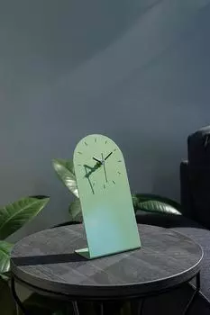 Muyika Degno Декоративные настольные часы с металлическим корпусом, зеленые Mms-am