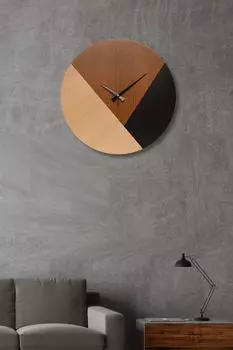 Muyika Geogra 3-цветные настенные часы из МДФ 6 мм 41x41 см Ads-41