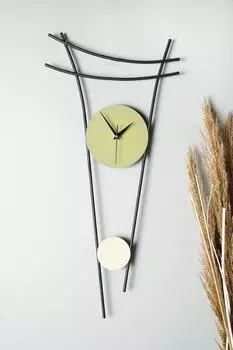 Muyika Heit Metal 73-34см Декоративные настенные часы Mds-r