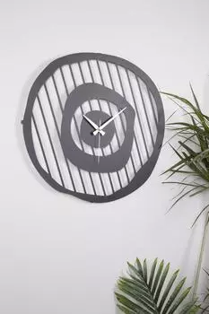 Muyika каменный век металлические 50x50 см бесшумный механизм декоративные настенные часы Mds-50