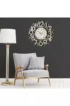 Muyika Karde Металлические белые антикварные настенные часы 50x50см Mds-50