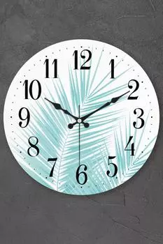 Muyika Mare Bombe Настенные часы из настоящего стекла с бесшумным механизмом 36 см Pds-36