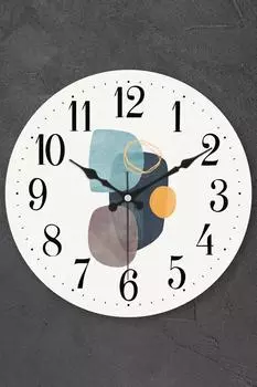 Muyika Musica Bombe Настенные часы из настоящего стекла с бесшумным механизмом 36 см Pds-36