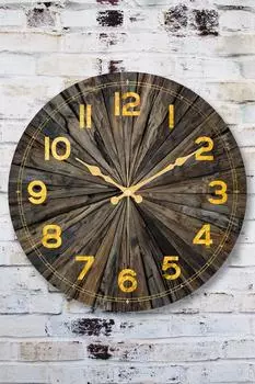 Muyika Oscurita Antica Антикварные настенные часы с овальной лицевой панелью, 36 см, Pds-36