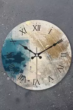 Muyika Pertina Bombe Настенные часы из настоящего стекла с бесшумным механизмом 36 см Pds-36