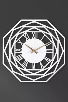 Muyika Repido Металлические Белые Настенные Часы 50х50см Mds-50