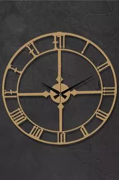 Muyika Stile новая коллекция украшений металлические золотые антикварные настенные часы 41x41 см с бесшумным механизмом Mds-41