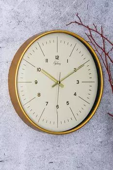 Muyika Vola Настенные часы из настоящего стекла 30 см с бесшумным механизмом Pds-30