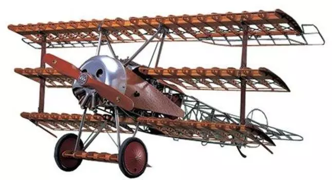 Музей Хасегава Фоккер Модель ZX3 Dr.1 1/8