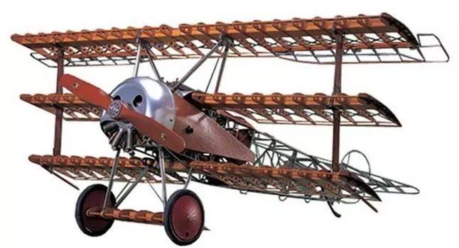 Музей Хасегава Фоккер Модель ZX3 Dr.1 1/8