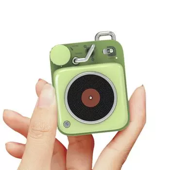 MUZEN Кнопочный динамик Bluetooth мини-размера/беспроводной/в стиле ретро/милый/подарок (авокадо зеленый)