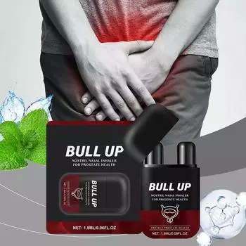 Мужчина Простатит Назальный Ингалятор Уретрит Дизурия Лечение Отек Носовой Позыв Мочеиспускание Fre O4P7 black-1pcs