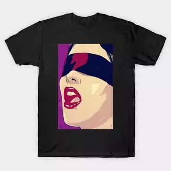 Мужчины Черная футболка с принтом Super Large TShirt День Святого Валентина No-Cut Передача Бумаги Печати Хлопок футболка S чёрный