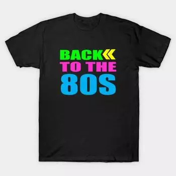 Мужчины Черная футболка с принтом Super Large TShirt back-80s No-Cut Трансферная бумага с принтом Хлопковая футболка S чёрный