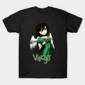 Мужчины Черная футболка с принтом Super Large TShirt Дева No-Cut Передача Бумаги Печати Хлопок футболка S чёрный