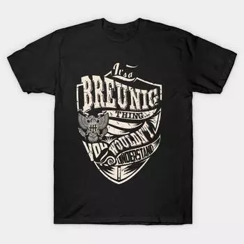 Мужчины Черная футболка с принтом Super Large TShirt It s a Breunig-thing No Cut Transfer Paper Печати Хлопковая футболка M чёрный