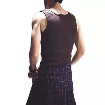 Мужчины Летний стиль Майки Майки Повседневный сплошной цвет Фитнес Бодибилдинг Жилет M кофейный