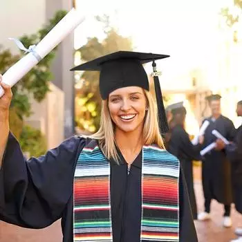 Мужчины Мексиканские Длинные Шарфы Выпускной Украшение Шаль Выпускной Пояс Униформа Пояс Выпускной Палантин