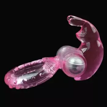 Мужчины Мужчины Носят Кроличьи Уши Силиконовые Вибрирующие Кольцо Желе Кольцо Задержки Секс-Игрушки