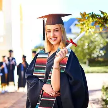 Мужчины студент выпускной палантин шаль выпускной пояс длинные шарфы униформа пояс выпускной украшения