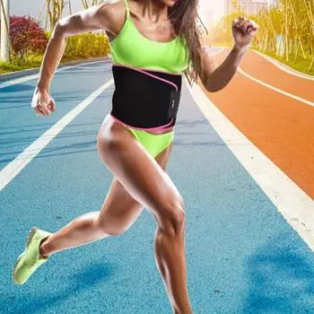 Мужчины Женщины Фитнес Талия Триммер Пояс Потеря Веса Пот Повязка Обертывание Жир Живот Желудок Сауна Спорт Талия Поддержка M