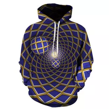 Мужчины Женщины Уличная одежда Пуловеры Геометрический узор Толстовка Осенняя мода Мужская одежда Топы S