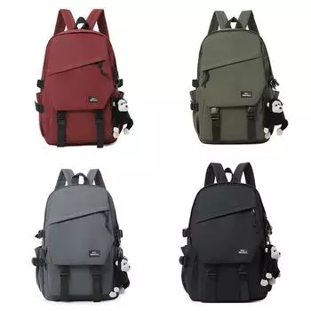 Мужчины Женщины Водонепроницаемый Школьный Рюкзак Девочки-Подростки Мальчики Рюкзаки Открытый Дорожная Сумка красный