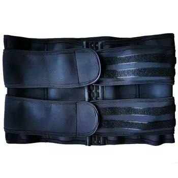 Мужчиныженщины Тренажер Утягивающий пояс Триммер Пояс для пота Фитнес Корректирующее белье для тела Шейпер XL