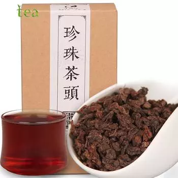 Muzhi Pearl Tea Head Чай Пуэр Вареный чай Юньнань Чай Пуэр Mini Pearl Old Tea Head 200г 200g
