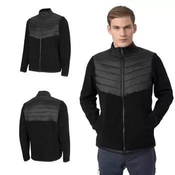 Мужская 4F H4Z22 PLM014A Темно-черная куртка Polar M