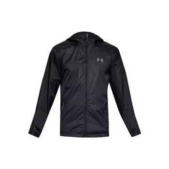 Мужская альпинистская куртка с капюшоном Under Armour Forefront, черная 1321439-001 L