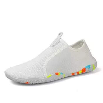 Мужская эластичная мягкая обувь Aqua Женские легкие быстросохнущие забродные кроссовки для прогулок по морю Обувь для серфинга Слипоны для плавания Размер 35-46 46
