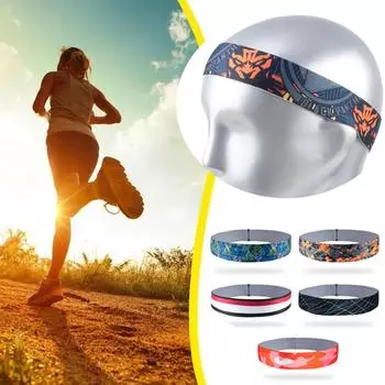 Мужская эластичная противоскользящая повязка на голову для бадминтона, велосипедная повязка для бега, повязка на голову для йоги, повязка для волос для йоги