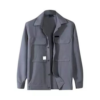 Мужская эластичная рабочая куртка Мужская легкая быстросохнущая повседневная износостойкая куртка для улицы XXL