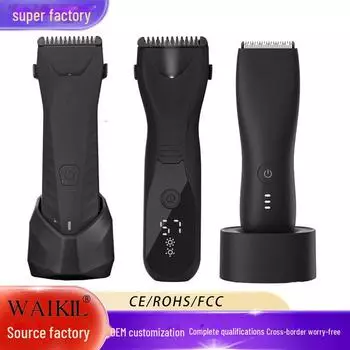 Мужская электрическая машинка для стрижки волос на теле - бритва, которую можно мыть по всему телу (Модель 2022 года) DH017