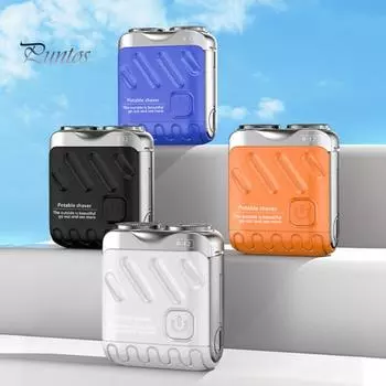 Мужская электробритва IPX7 Водонепроницаемая Type-C Перезаряжаемая Мини Дорожная Роторная Бритва Портативный Триммер Для Удаления Волос, Бороды Инструмент Подарок Отцу Парню оранжевый