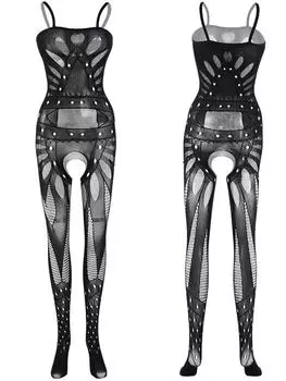 Мужская эротическая одежда для вечеринок в ночном клубе, мужская пижама, сетчатый комбинезон с вырезами, мужское сексуальное нижнее белье, боди в сетку XXS