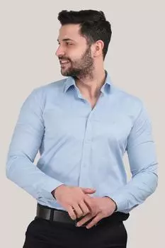 Мужская атласная рубашка