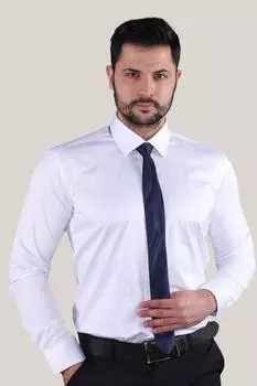 Мужская атласная рубашка