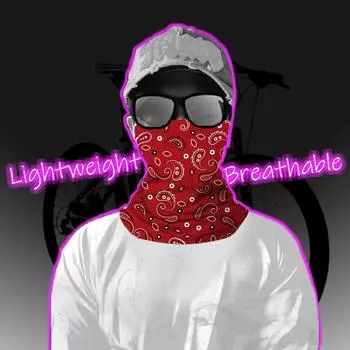 Мужская бандана с принтом на открытом воздухе, шарф на шею, защита от ультрафиолета, солнцезащитная маска, летняя спортивная велосипедная маска