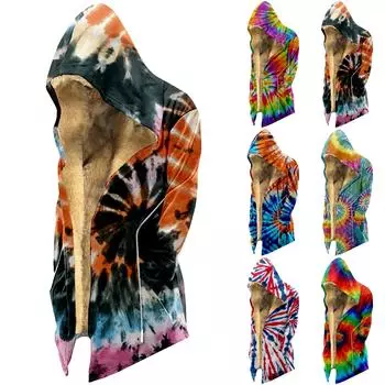 Мужская бархатная утолщенная длинная куртка с цветным принтом, мужская повседневная куртка на молнии большого размера XXL чёрный