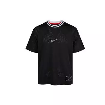 Мужская баскетбольная футболка с короткими рукавами Nike Dri-Fit Mesh, черные BV9390-010 M