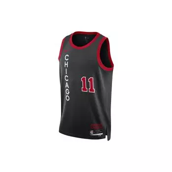 Мужская баскетбольная майка Nike Dri-Fit NBA Swingman сезона 2023/24 Demar Derozan # 11 Chicago Bulls, черная DX8497-011 M