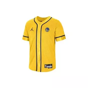 Мужская баскетбольная рубашка Jordan Dri-FIT NBA Golden State Warriors Statement Edition с принтом логотипа, дышащая, быстросохнущая, с коротким рукавом DN9831-728 L