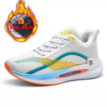 Мужская беговая дышащая спортивная обувь для активного отдыха на открытом воздухе, дизайнерская повседневная обувь, зимние кроссовки для женщин и мужчин, удобная спортивная обувь для тренировок 36