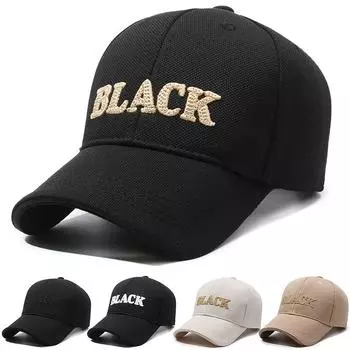 Мужская бейсбольная кепка с вышитыми буквами, женская черная кепка, весна-лето, панама с хвостиком, шляпа Snapback, солнцезащитный козырек, шляпа для рыбалки, козырек хаки