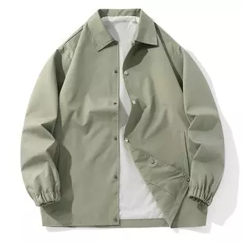 Мужская бейсбольная куртка в стиле ретро — модный однотонный цвет для рабочей одежды на весну и осень 2XL синий