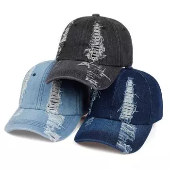 Мужская бейсболка Broken Cowboy для весны и осени, походов, кемпинга, хлопковая регулируемая женская кепка для гольфа, кепка для дальнобойщика синий