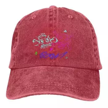 Мужская бейсболка Jinx Monkey Graffiti Bomb Trucker Snapback Ковбойские кепки Dad Hat Arcane League Of Legends LOL Game Golf Hats Adjustable белый
