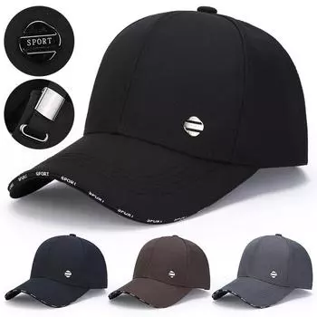 Мужская бейсболка на весну и осень, уличная шляпа с солнцезащитным козырьком для людей среднего и старшего возраста, спортивная шляпа для стариков, фуражка серый